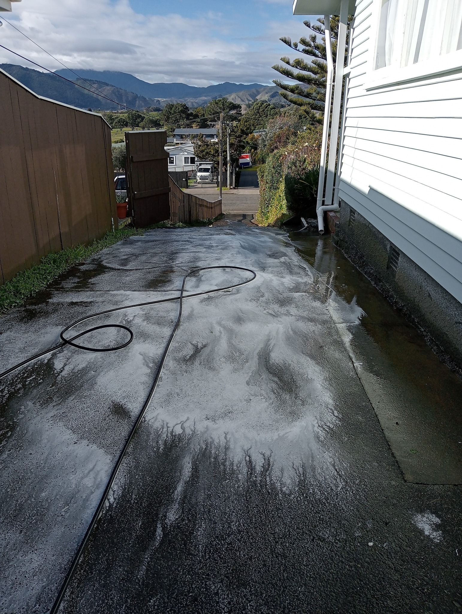 Clean driveway